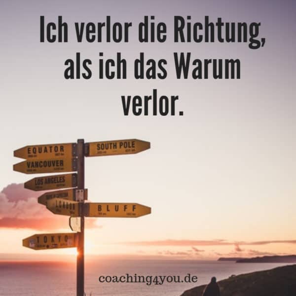 Richtung verloren