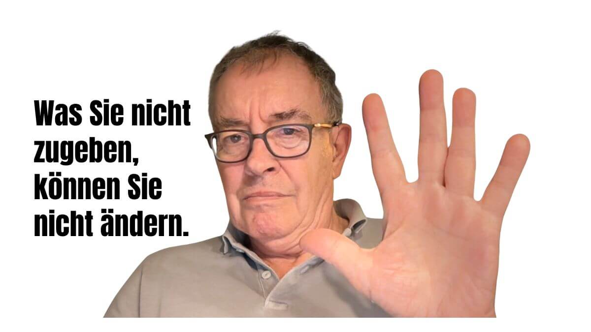 Was sie nicht zugeben
